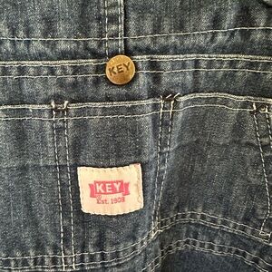 Key denim overalls 14 tall
